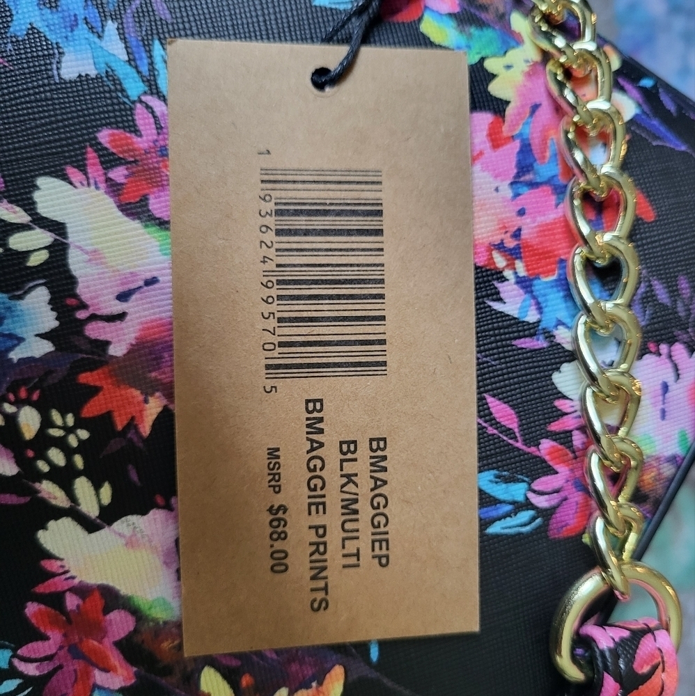 Pretty floral watercolor crossbody Steve Madden purse - Picture 10 of 10